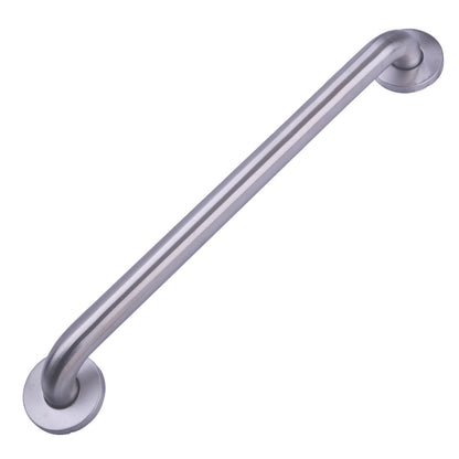 Amazon Basics Bathroom Handicap Safety Grab Bar, 24-inch Length, 1.25 Inch Diameter, Shower, 500LBs Capacity, ADA Compliant, Stainless Steel
