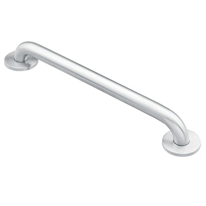 Moen Home Care Bathroom Safety 18 Inch Stainless Steel Handicap Grab Bar for Bathtub and Shower, Slip Resistant Finish, Elderly Assistance Product, Polished Brass, R8918P