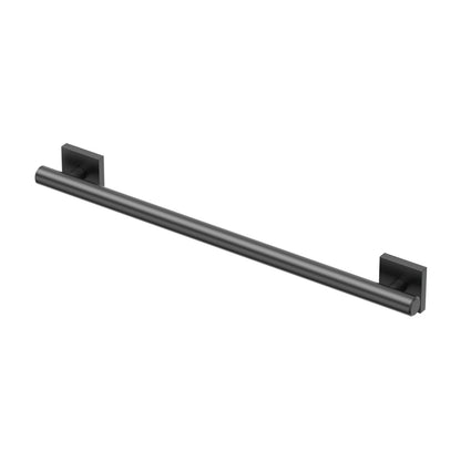 Gatco 950 Elevate Shower Grab Bar, 12 Inch, ADA Compliant, Satin Nickel, Wall Mounted Bathroom Handrail