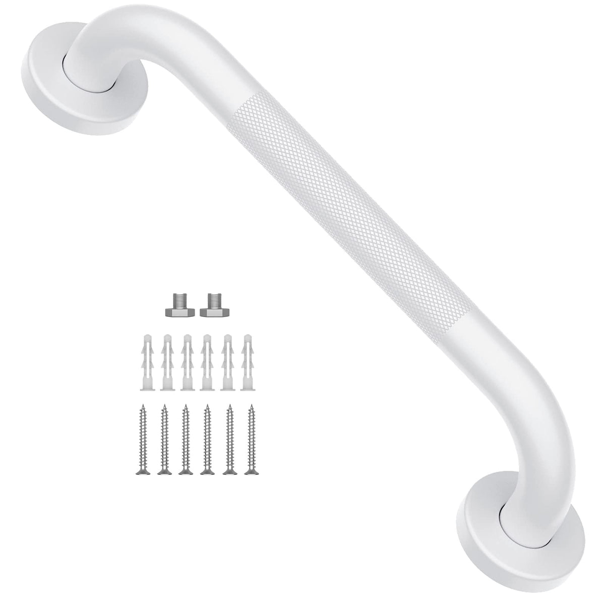 Safety Grab Bar 12 Inch, Wall Mounted Handicap Bars
