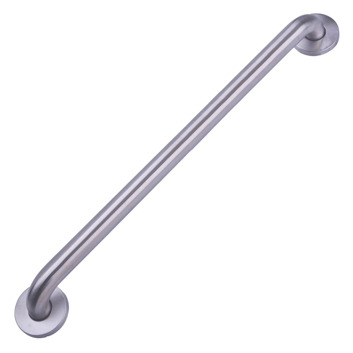 Amazon Basics Bathroom Handicap Safety Grab Bar, 24-inch Length, 1.25 Inch Diameter, Shower, 500LBs Capacity, ADA Compliant, Stainless Steel