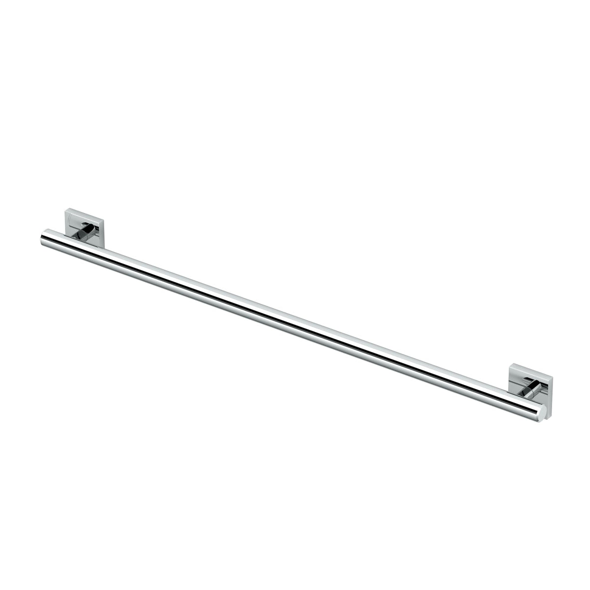 Gatco 950 Elevate Shower Grab Bar, 12 Inch, ADA Compliant, Satin Nickel, Wall Mounted Bathroom Handrail