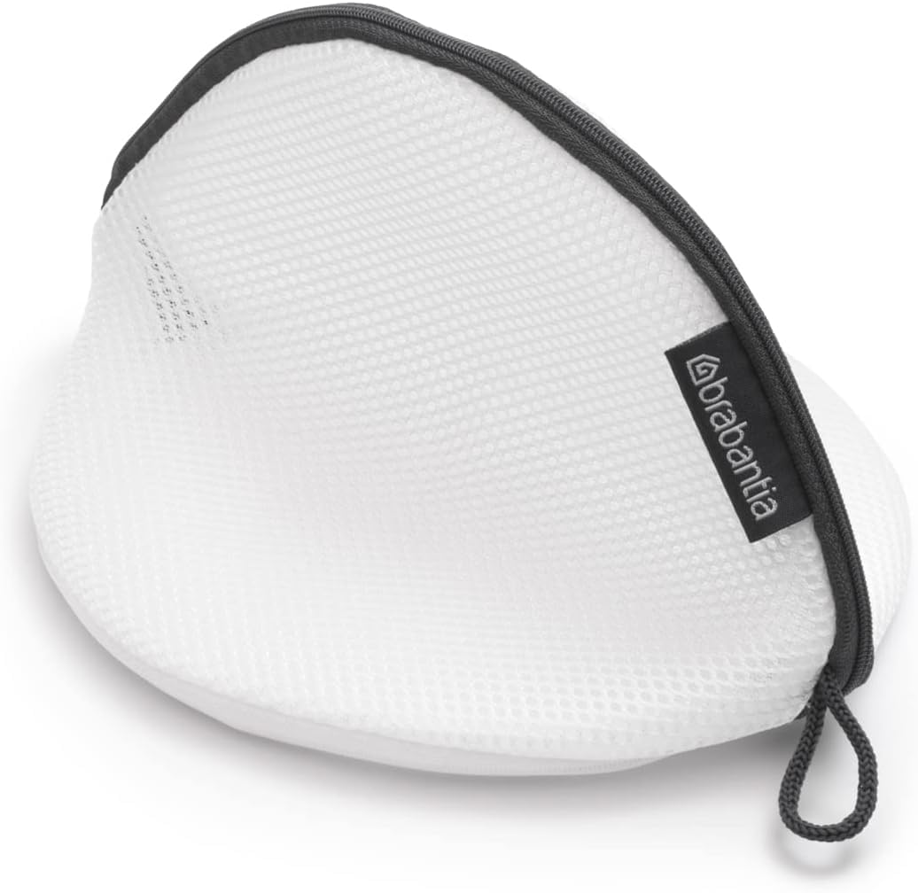 Brabantia 3-Pack Mesh Zip Up Laundry Bags (White) for Washing Machine Delicates, Face Masks, Socks, Bras (1 x Medium, 2 x Small) Organizer, Travel Bags