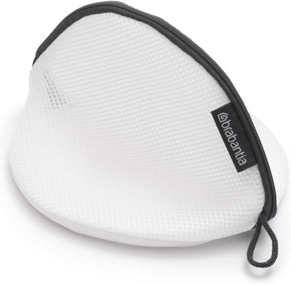 Brabantia 3-Pack Mesh Zip Up Laundry Bags (White) for Washing Machine Delicates, Face Masks, Socks, Bras (1 x Medium, 2 x Small) Organizer, Travel Bags
