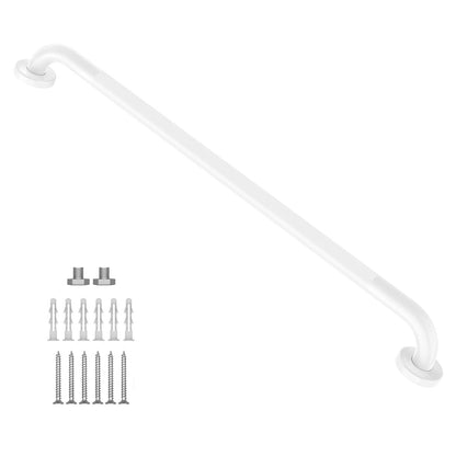 Black Knurled Grab Bar 36 Inch, Safety Shower Handrail for Senior