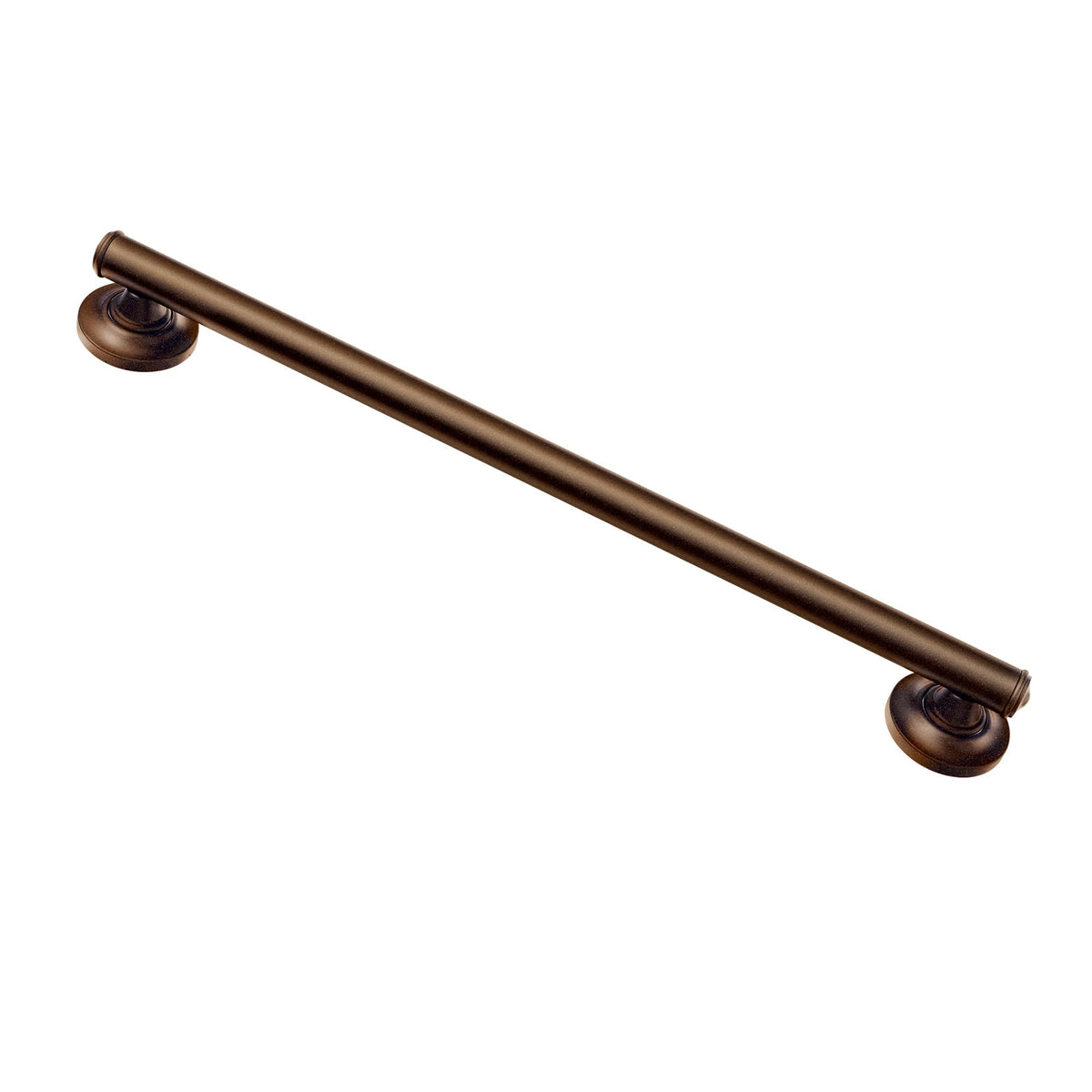 Moen LR8724D1GCH Bathroom Safety 24-Inch Designer Bathroom Grab Bar with Curled Grip, Stainless