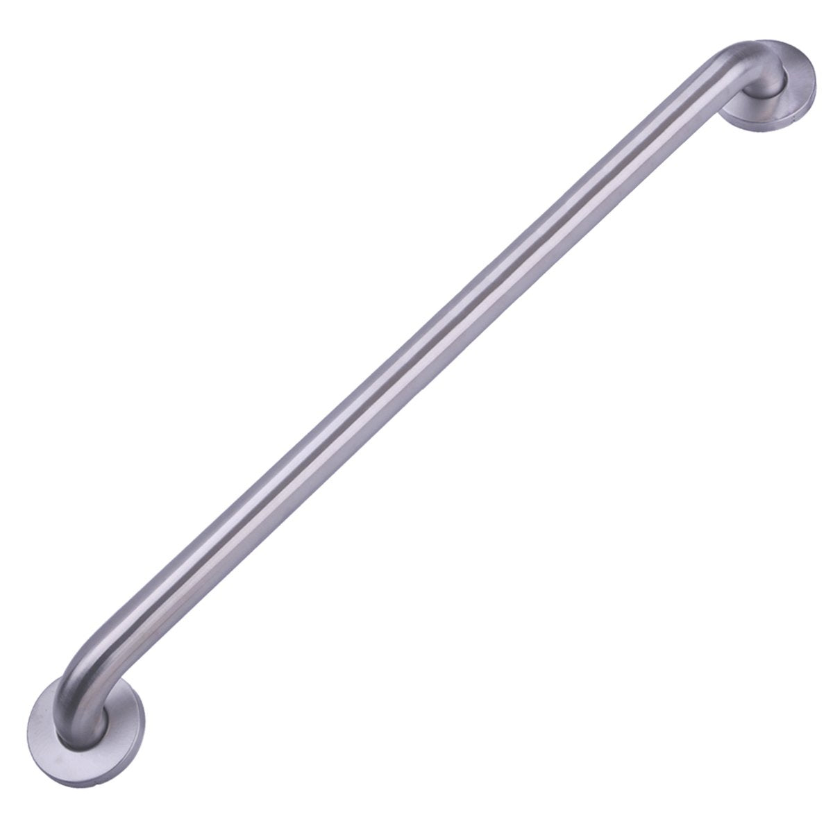 Amazon Basics Bathroom Handicap Safety Grab Bar, 24-inch Length, 1.25 Inch Diameter, Shower, 500LBs Capacity, ADA Compliant, Stainless Steel
