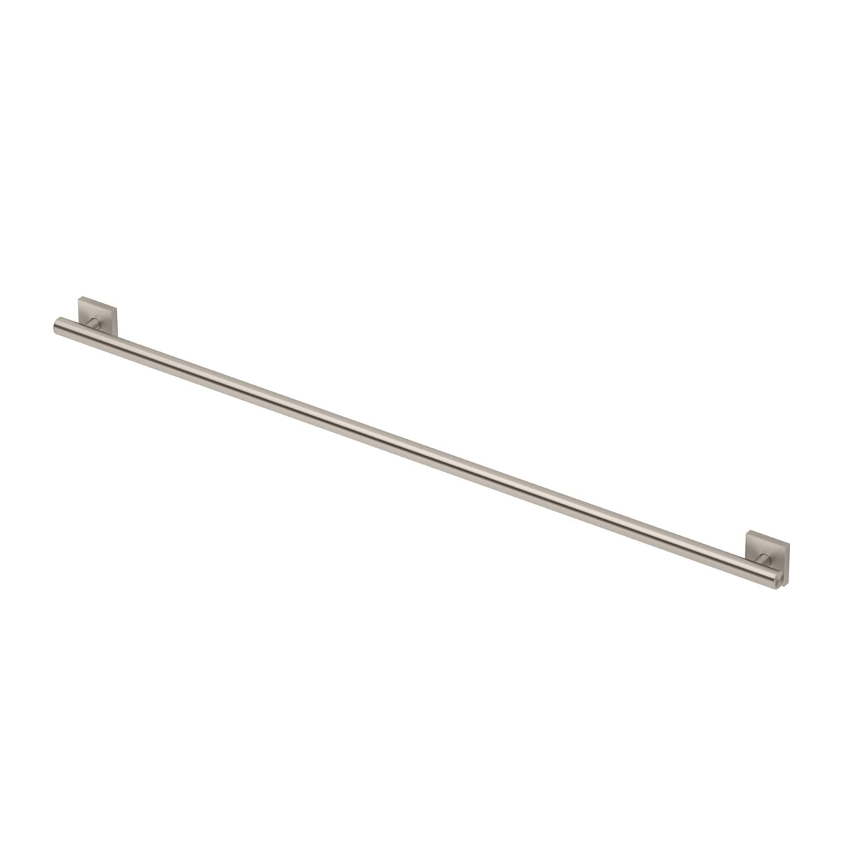 Gatco 950 Elevate Shower Grab Bar, 12 Inch, ADA Compliant, Satin Nickel, Wall Mounted Bathroom Handrail