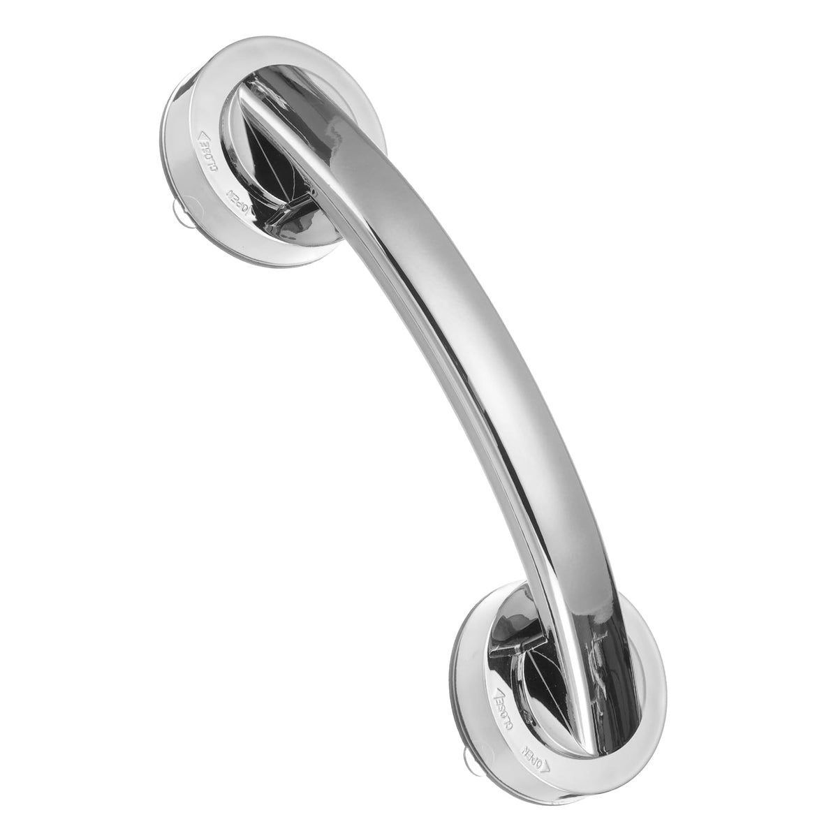 uxcell Grab Bars for Bathtubs and Showers, 9.1" Mirror Glass Door and Window Handles Powerful Shower Suction Cup Anti-Slip Safety Bars for Senior Shower Chairs Gold