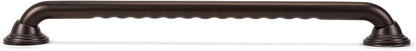 Seachrome 16 inch Finger Grip Grab Bar for Bathroom, Curl Grip, ADA Safety Grip Assist Shower Rail for Elderly and Seniors, Stainless Steel, Oil Rubbed Bronze
