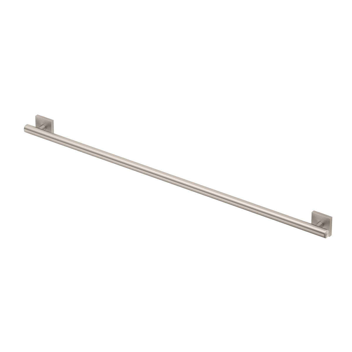 Gatco 950 Elevate Shower Grab Bar, 12 Inch, ADA Compliant, Satin Nickel, Wall Mounted Bathroom Handrail