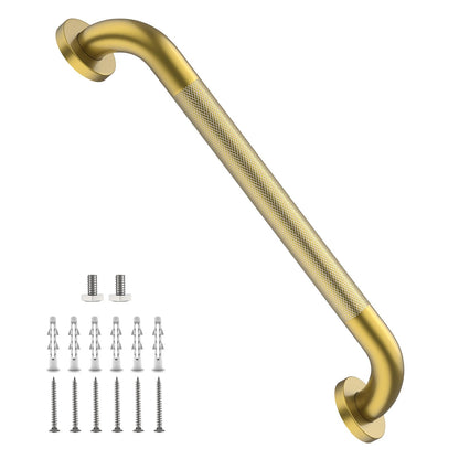Shower Grab Bar 16 Inch, Brushed Nickel Bathroom Safety Grab Bar