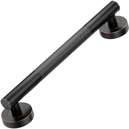 Lava Odoro Gold Shower Grab Bars, 12" Upgrade Anti-Slip Knurling Grab Bar