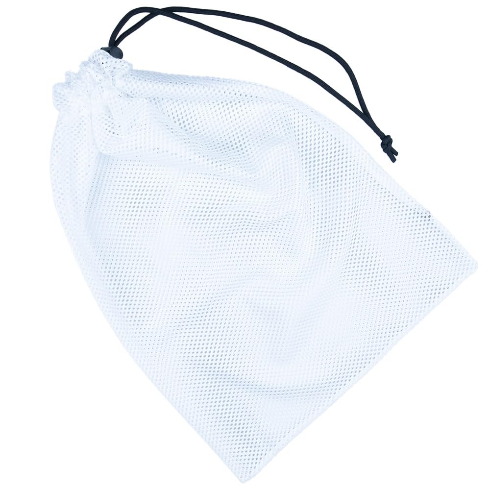 Golberg Mesh Bag - 12 x 18 Inches – Use for Laundry, Beach Days, & Even Camping (Black)