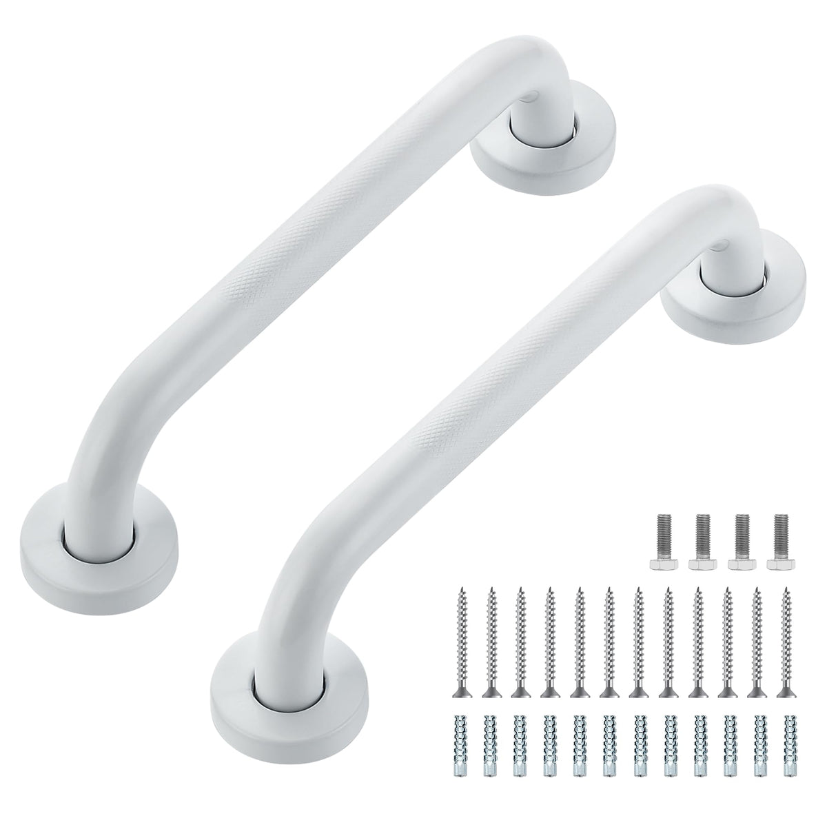 Grab Bars for Shower, 18 Inch Shower Handle, 2 Pack, Brushed Nickel