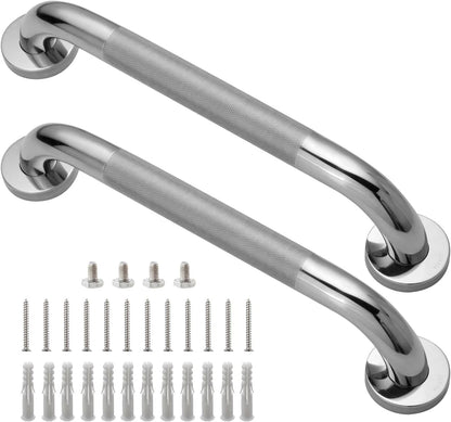 Rockgoya 16 Inch Anti-Slip Shower Grab Bars, 1.25" Diameter 2 Pack