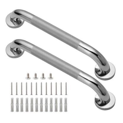 Rockgoya 16 Inch Anti-Slip Shower Grab Bars, 1.25" Diameter 2 Pack
