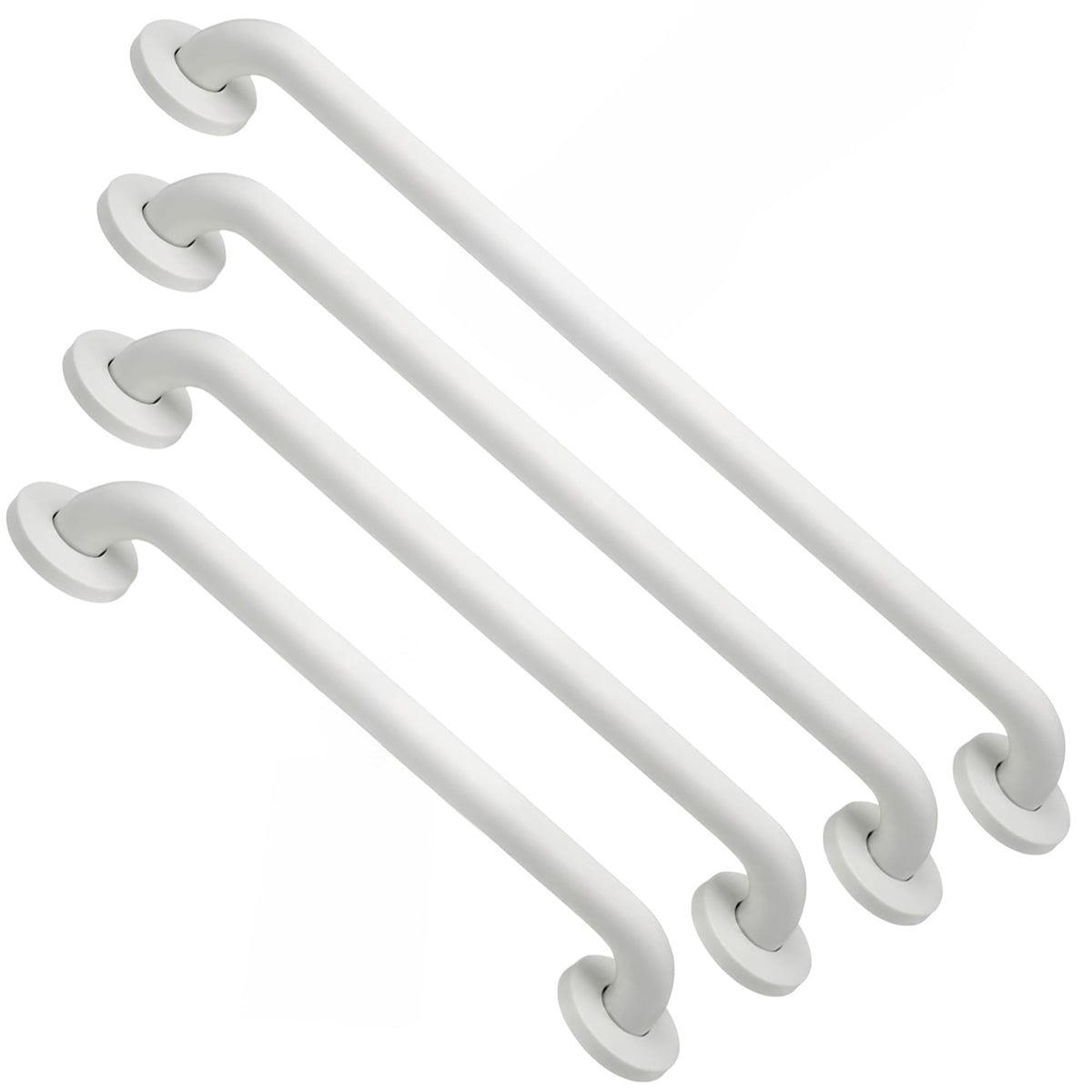 4-Pack Starter Bundle, 500 lb, 16/18/24/32 in, Brushed Stainless