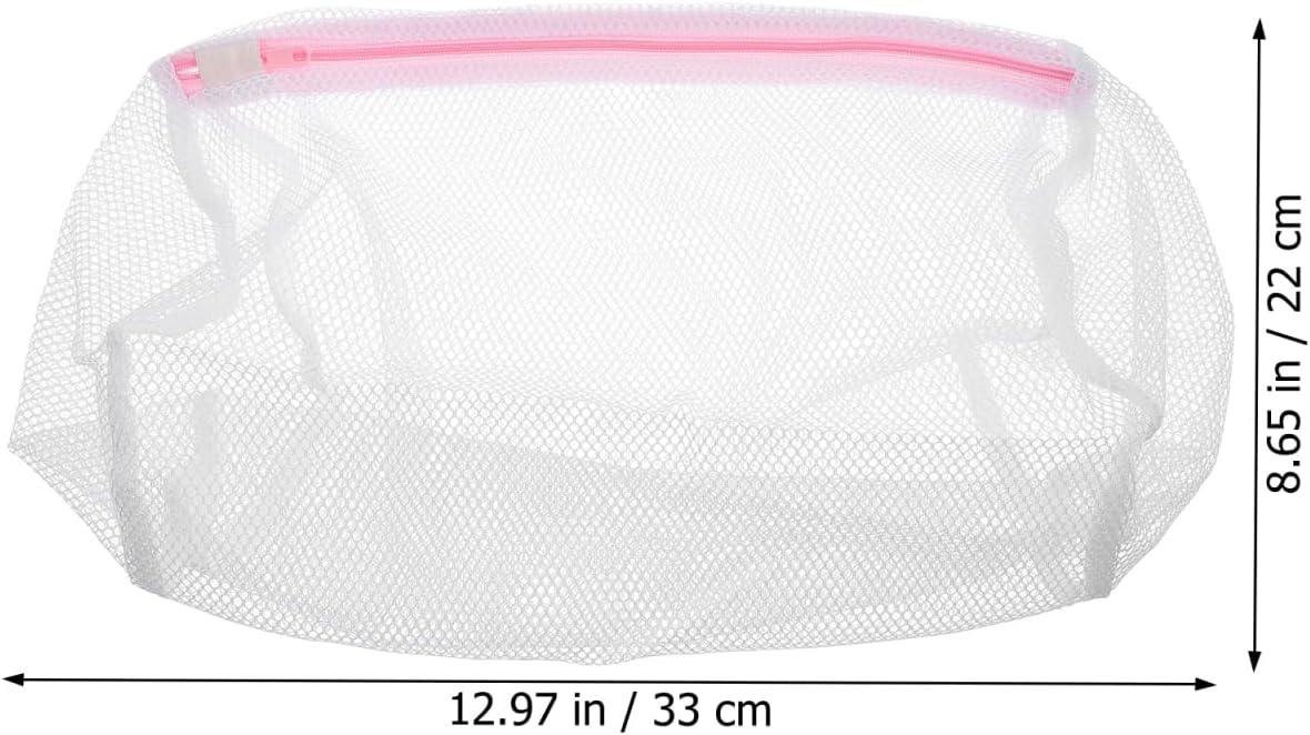 Lurrose 5pcs Mesh Laundry Bags for Washing Machine Cylinder Delicates Bag for Underwear T-Shirts Towels Storage and Travel 12.99X8.66X8.66in
