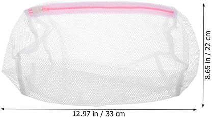 Lurrose 5pcs Mesh Laundry Bags for Washing Machine Cylinder Delicates Bag for Underwear T-Shirts Towels Storage and Travel 12.99X8.66X8.66in