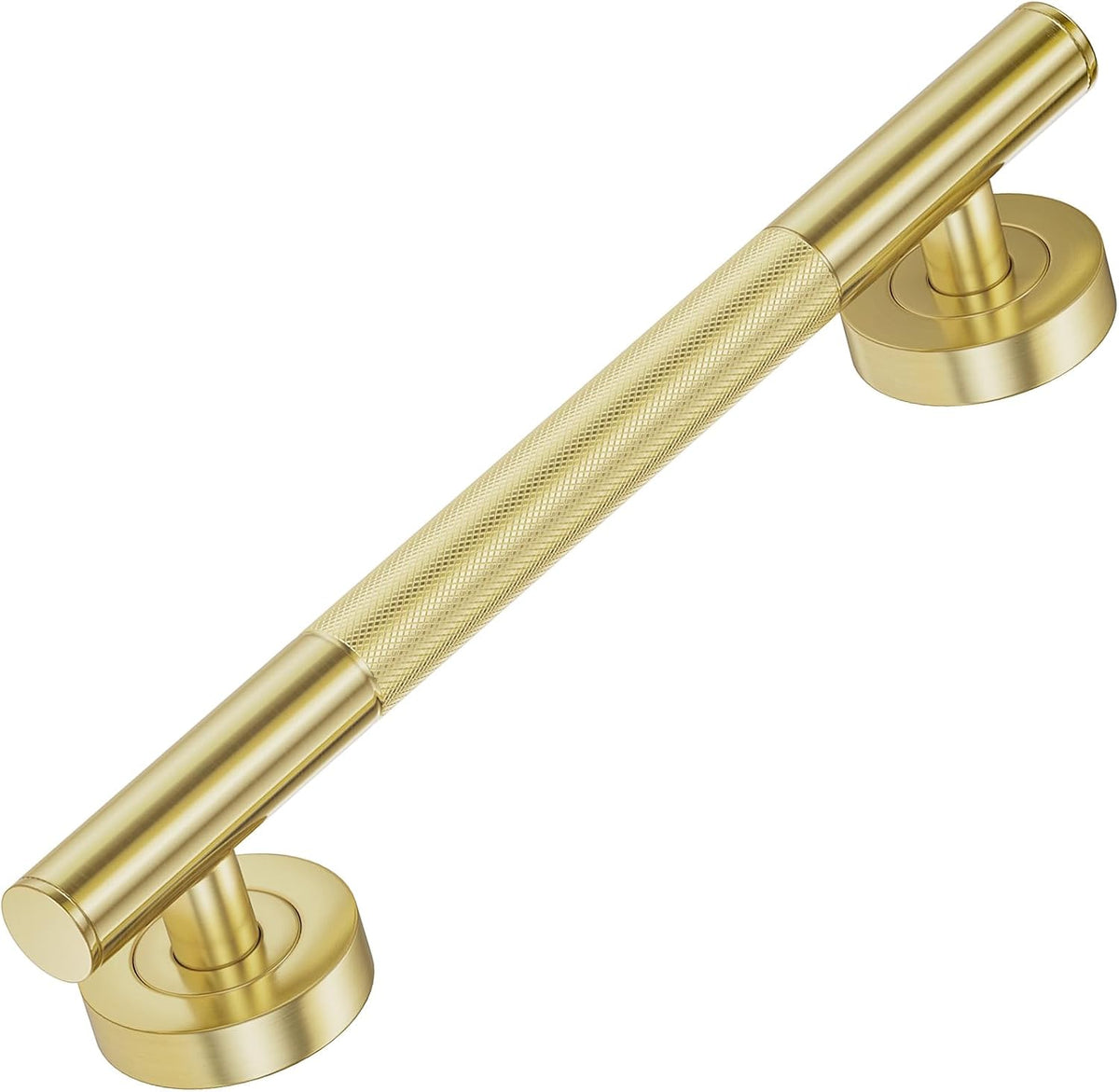 Lava Odoro Gold Shower Grab Bars, 12" Upgrade Anti-Slip Knurling Grab Bar