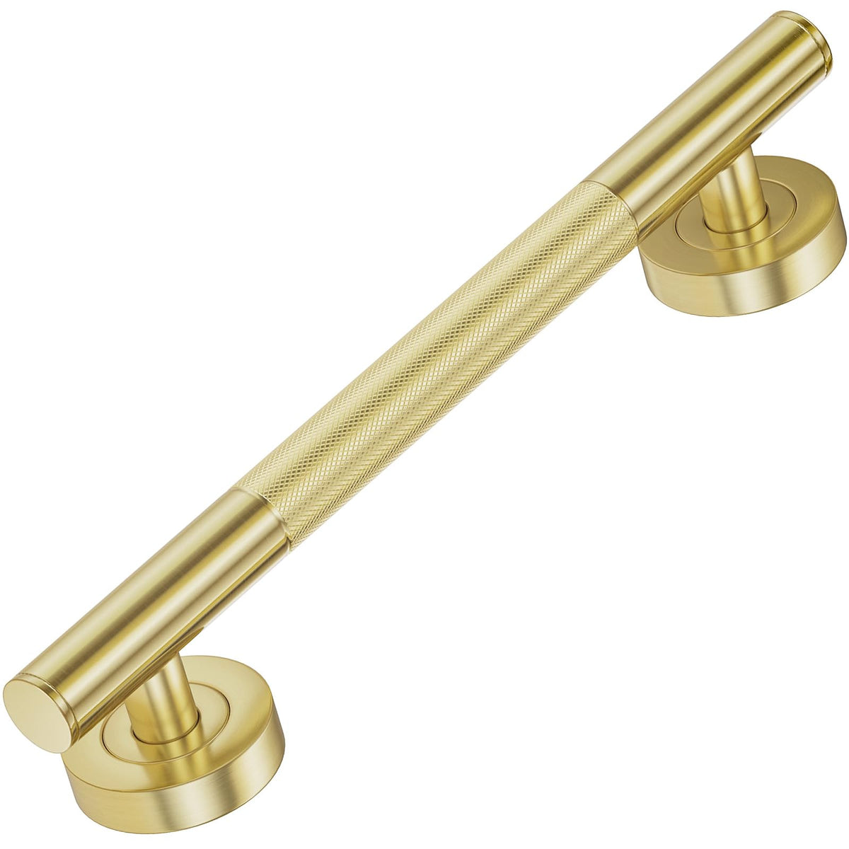 Lava Odoro Gold Shower Grab Bars, 12" Upgrade Anti-Slip Knurling Grab Bar