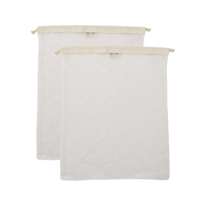 Simple Ecology Organic Cotton Mesh Laundry Bag – Set of 3 (L,M,S)