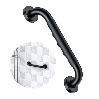 ZUEXT 2 Pack 16 Inch Chrome Anti Slip Shower Grab Bar with Knurled Grip