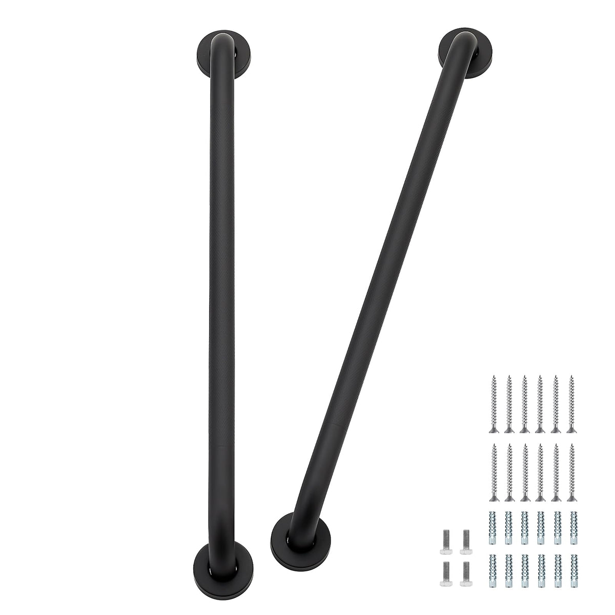 Grab Bars for Shower, 18 Inch Shower Handle, 2 Pack, Brushed Nickel