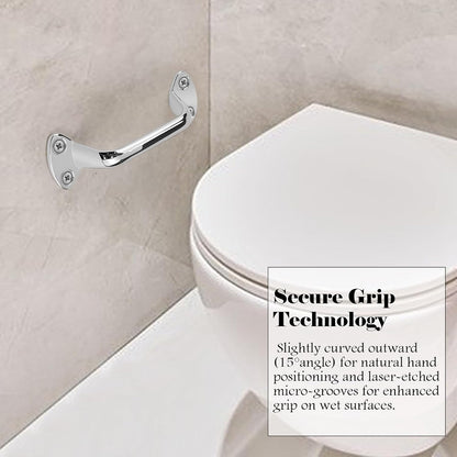 2Pcs 6 Inch Stainless Steel Grab Bars,Bathroom Safety Rail for Elderly
