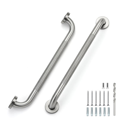 Grab Bars for Shower, 18 Inch Anti-Slip Shower Handle, Polished Nickel