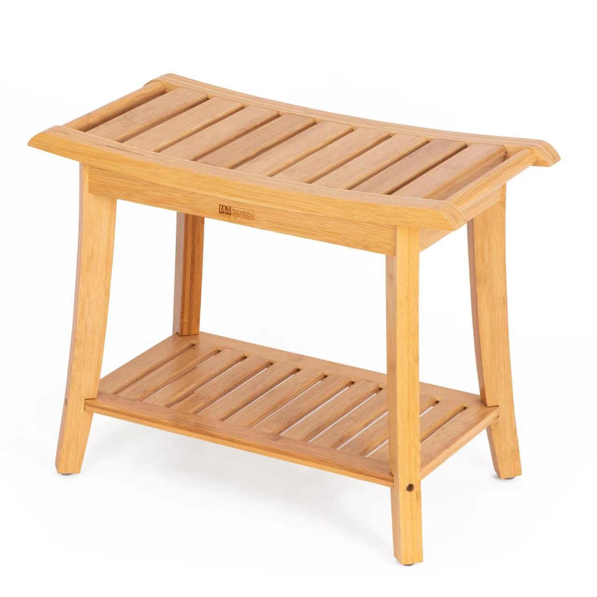 HIPS Shower Bench Inside Shower Stool with Storage Shelf, Waterproof Spa Bath Chair for Bathroom, Seat or Organizer for Living Room, Bedroom - Great for All Ages Unisex Elderly (Small, Black)