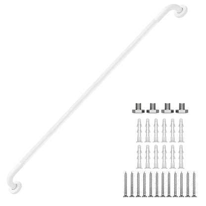 16 Inch Grab Bars 1.25" Dia,2 Pack Brushed Nickel 304 Stainless Steel Bathroom Grab Bar,Anti Slip Knurled Safety Bar,Wall Mount Handicap Grab Bars,Support Handrail for Seniors Elderly Injury