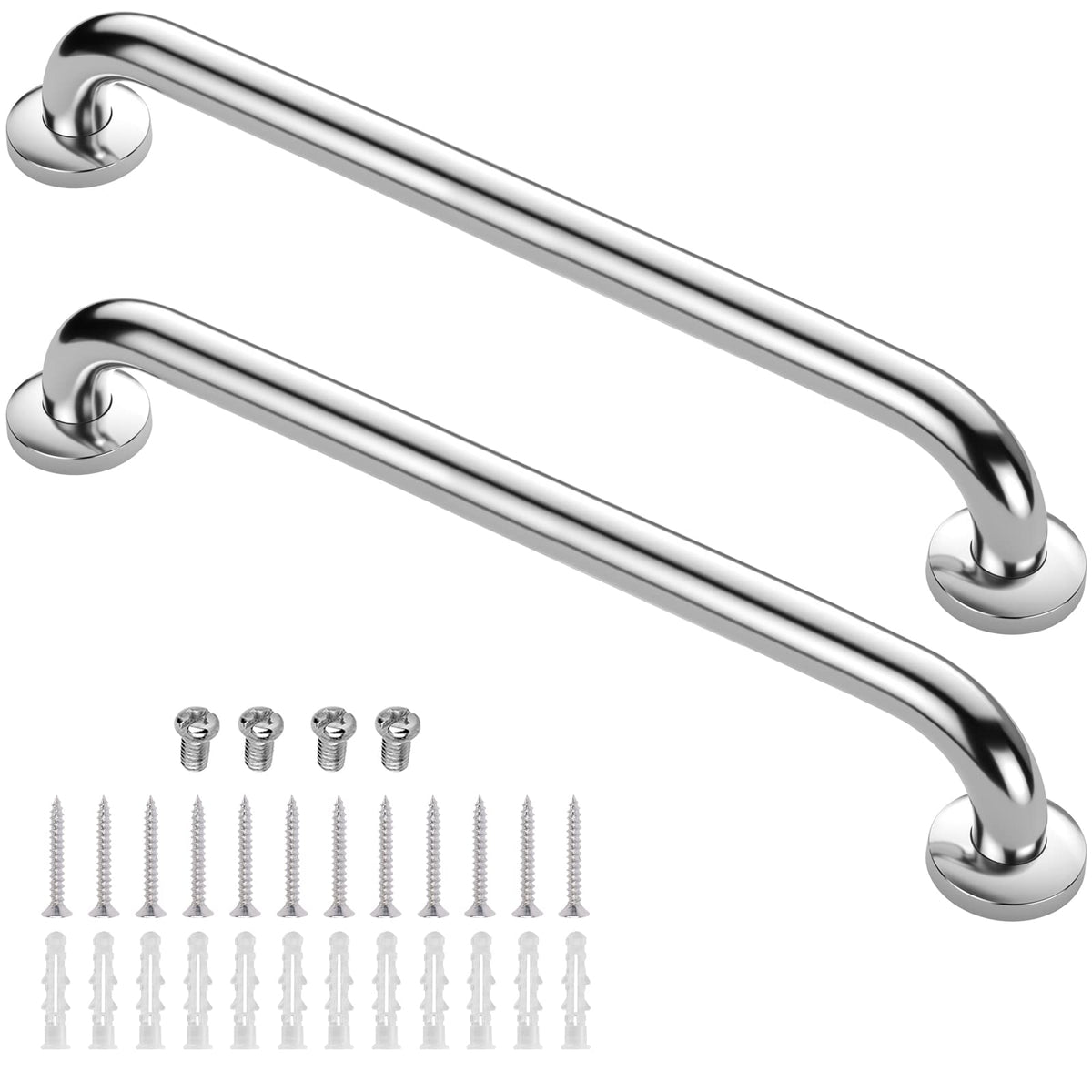 Grab Bars for Shower 2 Pack, Stainless Steel Bathroom Grab Bar for Seniors