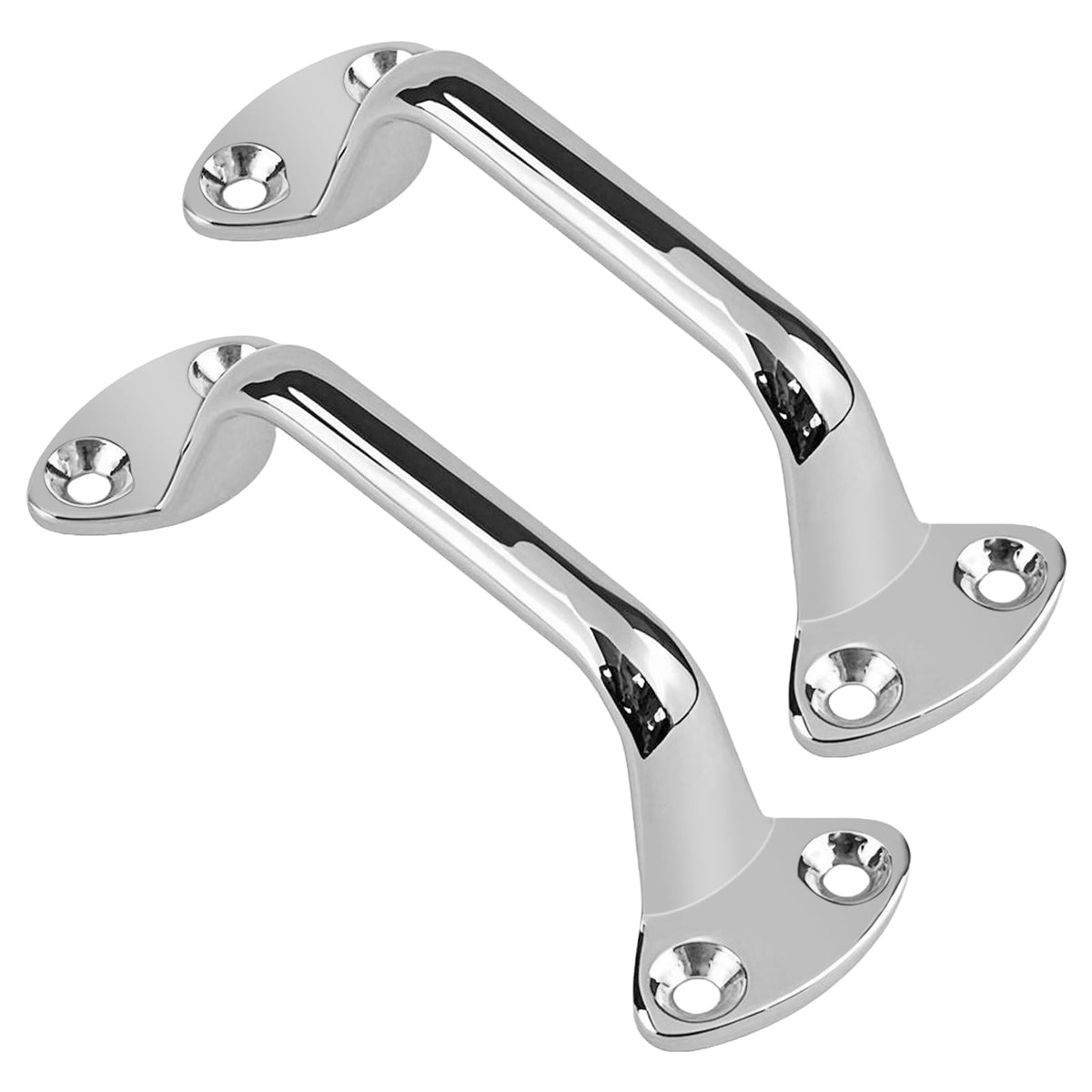 2Pcs 6 Inch Stainless Steel Grab Bars,Bathroom Safety Rail for Elderly