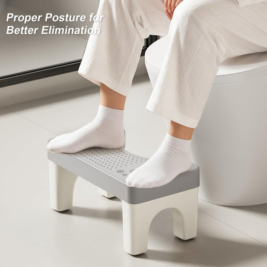 Squatting Potty for Adults, Toilet Squat Poop Stool for Bathroom Pooping