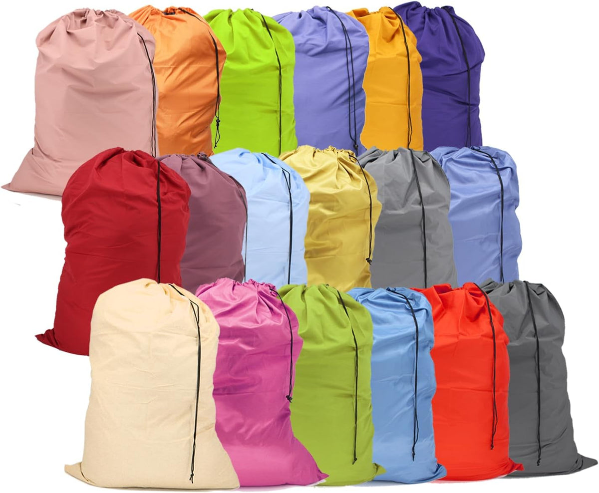 Extra Large Laundry Bag 30"x40", Black, 18 Pack
