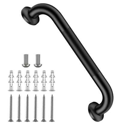 Shower Grab Bar 16 Inch, Brushed Nickel Bathroom Safety Grab Bar