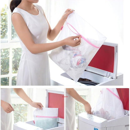 Pack of 5 Mesh Laundry Washing Bags-5 Large for Laundry,Blouse, Hosiery, Stocking, Underwear, Bra and Lingerie, Travel Laundry Bag FBA