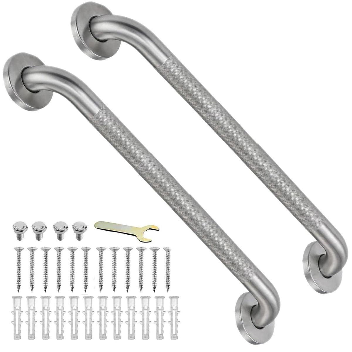Grab Bars for Shower 16 Inch Bathroom Safety Bars for Seniors