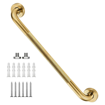 16 Inch Shower Grab Bars, 2 Pack Chrome Safety Bars 1.25" Dia