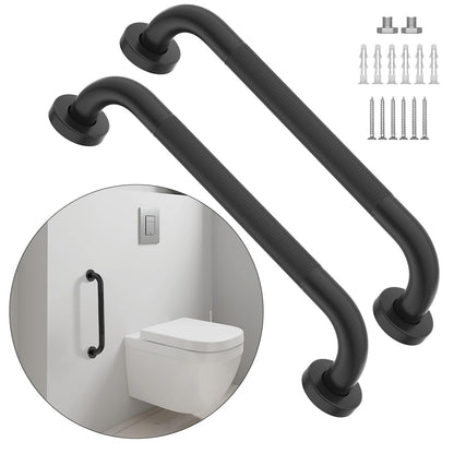 12 Inch Anti Slip Grab Bars for Wall, Munzong Stainless Steel Shower Bars