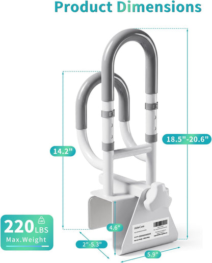 Adjustable Bathtub Safety Rail for Seniors, Safety Bathtub Handles