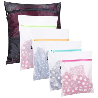 BAGAIL Laundry Bags Mesh Wash Bag for Intimates Lingerie and Delicates,4Pcs(Bra Wash Bag,6×6inch+7×7inch)