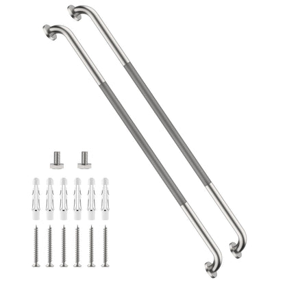 12 Inch Anti Slip Grab Bars for Wall, Munzong Stainless Steel Shower Bars
