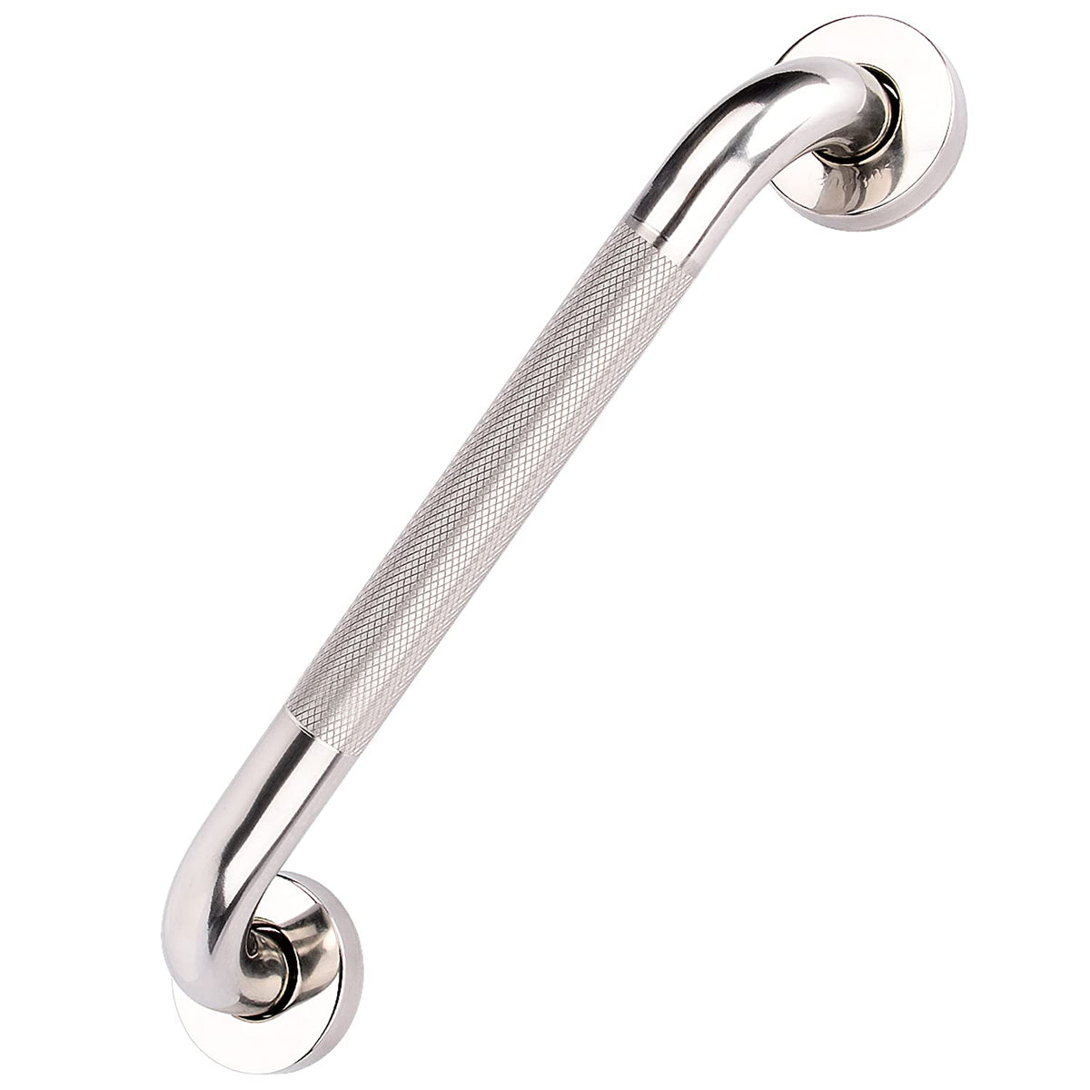 supregear Bathroom Grab Bar Rail, 304 Stainless Steel Non-Slip Bathroom Handle, Safety Handle, Indoor/Outdoor Auxiliary Handle for Kitchen Bedroom Bathtub, Shower and Steps, 10 inch