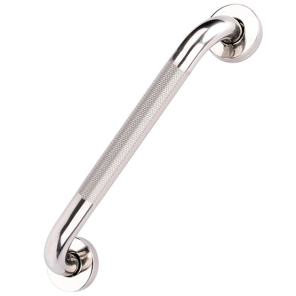 supregear Bathroom Grab Bar Rail, 304 Stainless Steel Non-Slip Bathroom Handle, Safety Handle, Indoor/Outdoor Auxiliary Handle for Kitchen Bedroom Bathtub, Shower and Steps, 10 inch