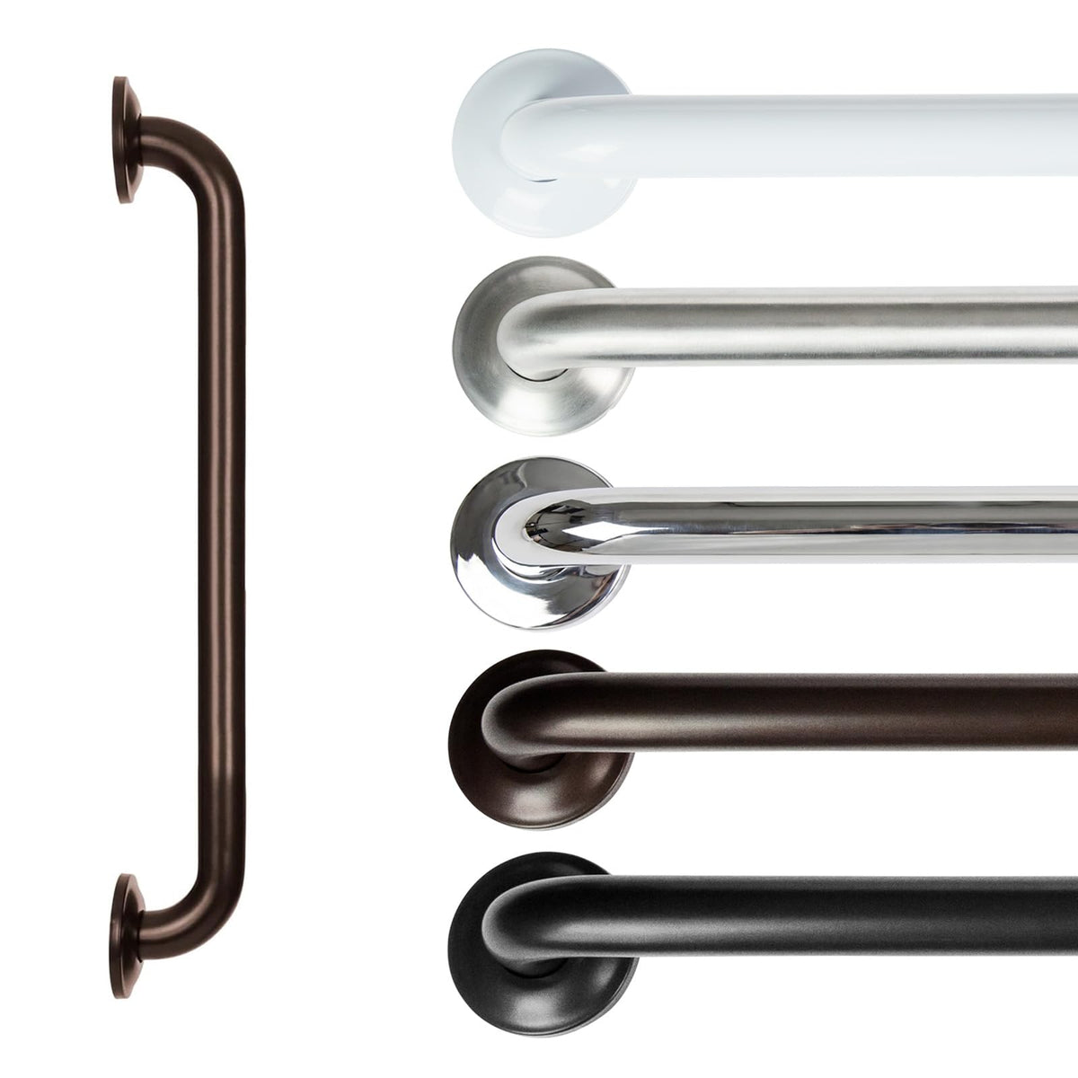 Vive Grab Bar for Showers - Bathroom Antislip Handrail for Seniors/Elderly