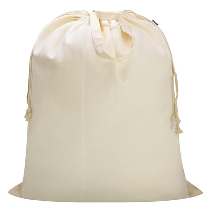 Canvas Laundry Bag 33"Wx 35"H, Extra Large Heavy Duty Hamper Liner,XL Beige