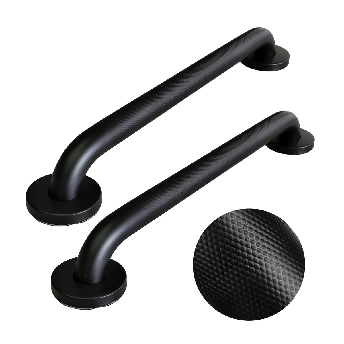 16 Inch Brushed Nickel Grab Bar for Bathroom, 2 Pack